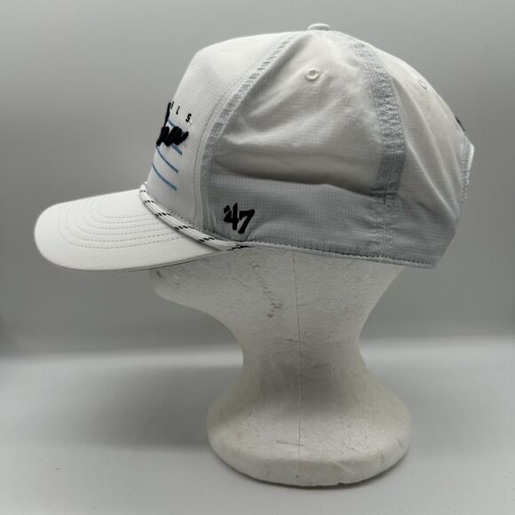 UNC Tar Heels Retro Hat Downburst Hitch '47 Brand Brrr Snapback Rope Basebal Cap - Picture 3 of 9